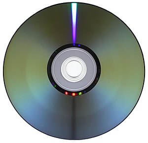 DVD-R bottom side