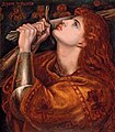 28. Dante Gabriel Rossetti (1828–1882): Jeanne d’Arc (1882) (Egyesült Királyság, Cambridge, Fitzwilliam Múzeum) (javítás)/(csere)