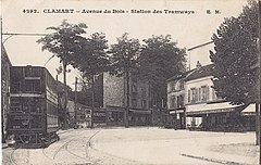 CLAMART - Avenue du Bois - Station des Tramways