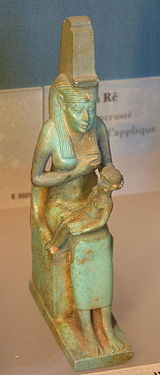 Isis hag Horus (Mirdi al Louvre)