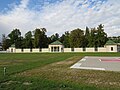 Imposante Mauer des Hofgartens