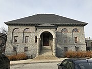 Bennett Hall, Goucher College (former campus), Baltimore, Maryland, 1888.