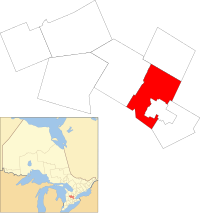 Location of Guelph/Eramosa within Wellington County