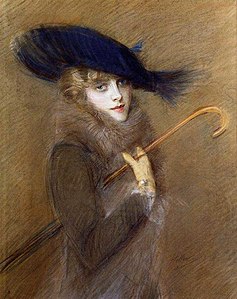 Peggy Letellier, pastel, 1905.