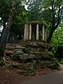 Herculanean temple overlooking the Naniken River