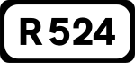 R524 road shield}}