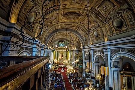 Inside San Agustin Church in Manila . Photographer: Froi Rivera