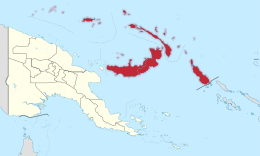 Regione delle Isole – Localizzazione