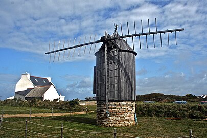 Kandelou de Trouguer (Finistère), avant restauration.