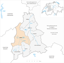 Saanen – Mappa