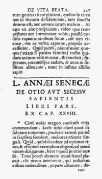 L Annaei Senecae Философия 1643 page 447 De Otio.png