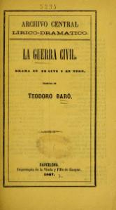 La guerra civil de Teodor Baró i Sureda (1867)