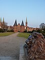 La porte Holstentor à Lübeck