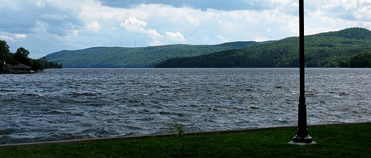 Vue du lac Massawippi, de North Hatley