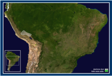 Mapa de distribución de Lestoros inca