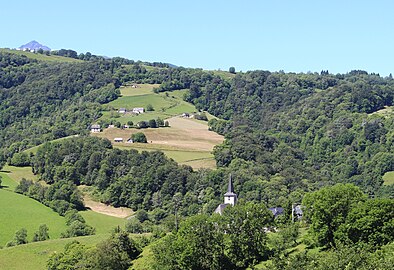 Vue en été.