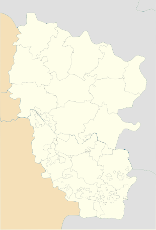 Miusynsk na mapě