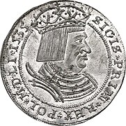 jednostronna odbitka talara 1535 Zygmunta I Starego