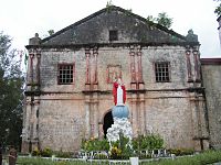 Roman Catholic Church, before its destruction in the 2013 earthquake