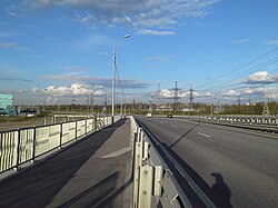 Металлостроевский путепровод и Усть-Ижорское шоссе