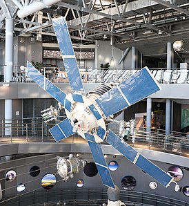 «Молния-1», макет 1:1 в Музее истории космонавтики имени К. Э. Циолковского
