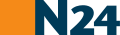 Voormalig logo van N24 van 2003 - 11 september 2016