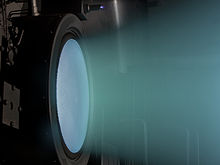 NASA made ion thruster technology available for proposals for the thirteenth Discovery Program mission. NASA NEXT Ion thruster.712983main NEXT LDT Thrusterhi-res full.jpg