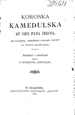 Okładka lub karta tytułowa