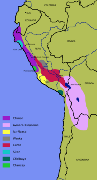 Territorios conquistados por Pachacútec