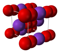 unità tridimensionale di superossido di potassio