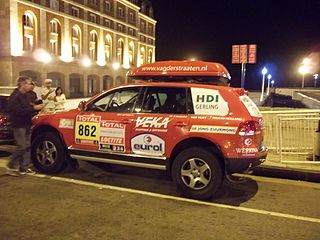 Vehículo perteneciente al Rally Dakar 2012