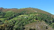 Blick auf das Dorf Seoane in der Parroquia Os Vaos