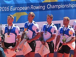 Andrei Jämsä (oikealla) vuoden 2016 EM-kilpailuissa.