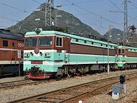 SS3-0637 au dépôt de locomotives de Guiyang, bureau des chemins de fer de Chengdu