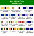 South African police medals, SVG