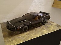 Maquette de KITT en mode « Super Poursuite » dans un musée à Berlin (2017).