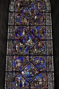 Вікно доброго самарянина, п'ятнадцята травея (початок XIII ст.)