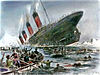 Wizja artystyczna zatonięcia Titanica