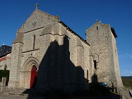 The 13th century church in Saint-Sulpice-Laurière