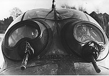 The rear-facing defensive armament of the Ju 88 A-4. Stanowiska karabinow maszynowych niemieckiego samolotu bojowego (2-13038).jpg