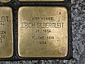 der Stolperstein für Erich Silbergleit