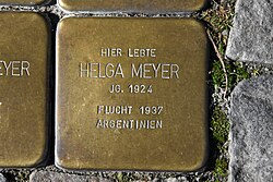 Stolperstein für Helga Meyer