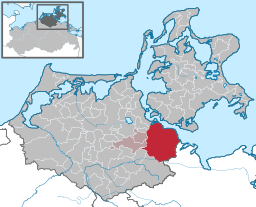 Läget för kommunen Sundhagen i Landkreis Vorpommern-Rügen