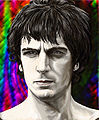portret van Syd Barrett geboren op 6 januari 1946