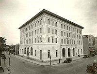 The building as it stood in 1933.