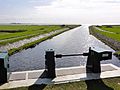 Uitmonding Ee in het IJsselmeer bij Tacozijl