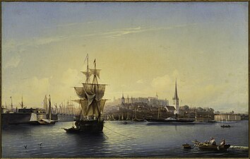 Port of Reval, 1853. Art Museum of Estonia