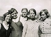 Эстонские женщины из деревни Ляды (Ляда)