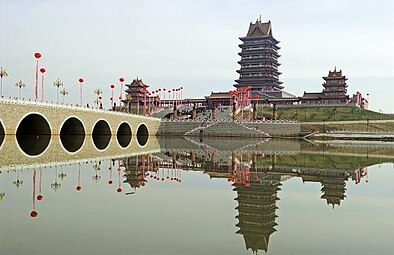 Tempio della Dea Madre del Fiume Giallo a Qingtongxia (Ningxia).