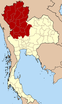 Thailandia del Nord - Localizzazione